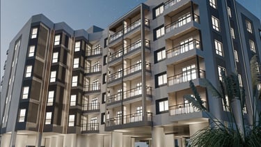 Modern residential development in Abu Dhabi