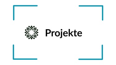 a logo for a project with a picture of a flower