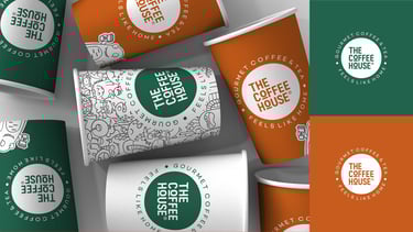 Front / The Cofee House logo ve branding