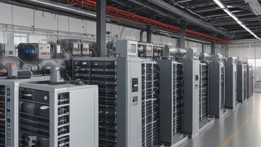 Modern industrial control panel with electrical wiring and switches