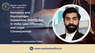 Narcotics and Psychotropic Substances (NDPS) Act in India: Law, Offences, and Legal Consequences
