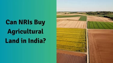 Can NRIs Buy Agricultural Land in India