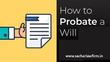 How to probate a will