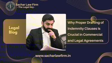 Why Proper Drafting of Indemnity Clauses Is Crucial in Commercial and Legal Agreements