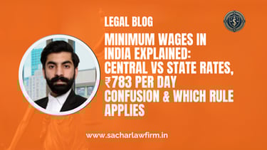 Minimum Wages in India Explained: Central vs State Rates, ₹783 Per Day Confusion & Which Rule Applies