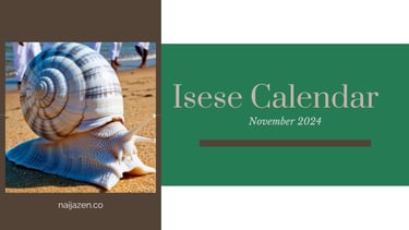 November 2024 Isese Calendar - when is Ose Ifa, Ose Obatala, Ose Osun or Ose Sango
