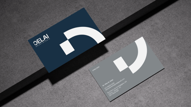 o mockup de um cartão de visita