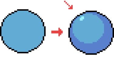 pixelart shading