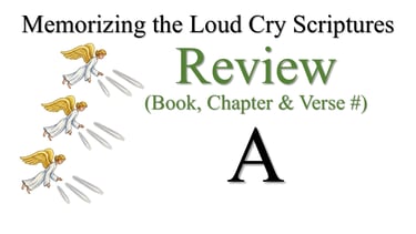 Review (Book, Chapter & Verse #) A