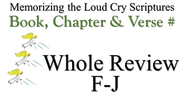 F-J Book, Chapter & Verse # Whole Review