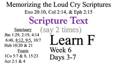 Learn F (Days 3-7)