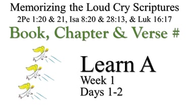 Learn A (Days 1-2)