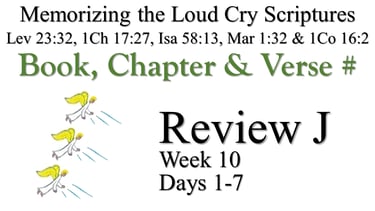 Review J (Days 1-7)