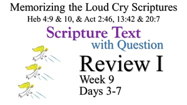 Learn I (Days 3-7)