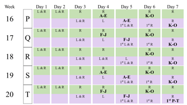 Schedule