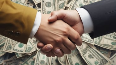 human hand neon signage