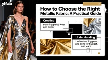 How to Choose the Right Metallic Fabric: A Practical Guide