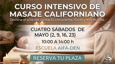 curso masaje californiano -palma de Mallorca