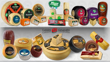 Distribuidor oficial de quesos Migue-entregas sin costo-Venta al por mayor de quesos Cassini.