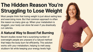 93% of People Who Are Overweight Have No Idea This Fat-Burning Solution Exists