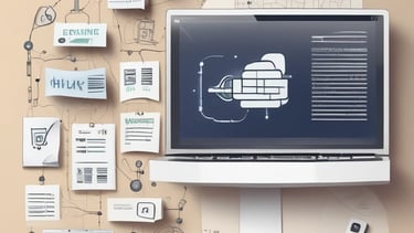 A seamless integration of software systems in a business environment.