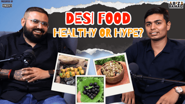 🍲 Desi Food Healthy or Hype  #bizbairagi #podcast #interview #viralshorts