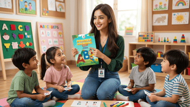 Phonics learning made easy with LevelUp Online Education's Phonics Book