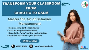 LevelUp Online Education behaviour management course empowers educators with calm classroom strategy