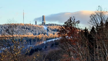 Feldbergblick im Winter
