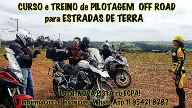 CURSO DE PILOTAGEM DE MOTO NA TERRA
