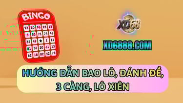 Giải thích cách chơi lô đề xd68 với các kiểu cược bao lô, đánh đề