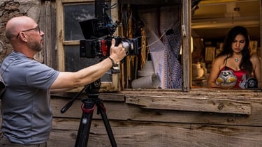 Brent Peterson Red Komodo Camera on Made for Her Production