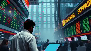 Stock market crash : Sensex tumbles 1200 points