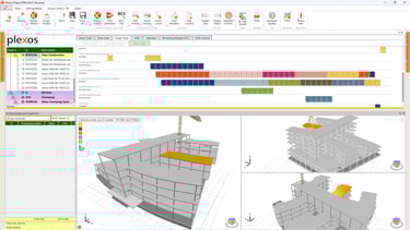 4D 5D BIM Visual-EVM OpenBIM