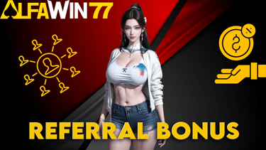 Referral Bonus Alfawin77 bagi siapa saja yang ingin menjadi agen online kami