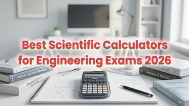 Top 3 best scientific calculators for engineering students 2026 including Casio fx-991ES and ClassWi