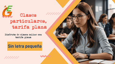 Clases Particulares. Tarifa Plana de Gustar Estudiar