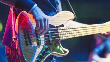 a musician playing guitar
