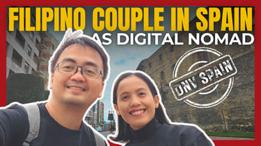 Filipino Couple Living as Digital Nomad in Spain