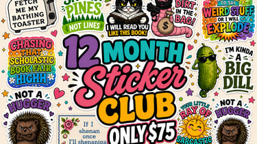 12 MONTH STICKER SUBSCRIPTION