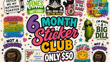 6 MONTH STICKER SUBSCRIPTION
