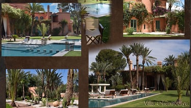 mansourya - villa - location - jardin - piscine
