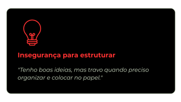 Insegurança para estruturar