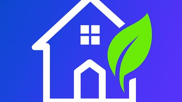 Minimalist house icon symbolizing smart, sustainable real estate ventures planned for 2026