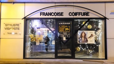 FACADE SALON COIFFURE FRANÇOISE COIFFURE