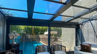motorized glass ceiling