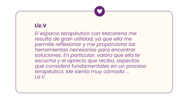 recomendacion del Espacio terapeutico