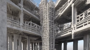 low angle view photography of a gray building