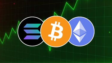 The Cryptocurrency Market at a Crossroads: Will Bitcoin, Ethereum, and Solana Make Their Next Big Mo