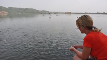 Jal Mahal, Man Sagar Lake, Jaipur, Rajasthan, India